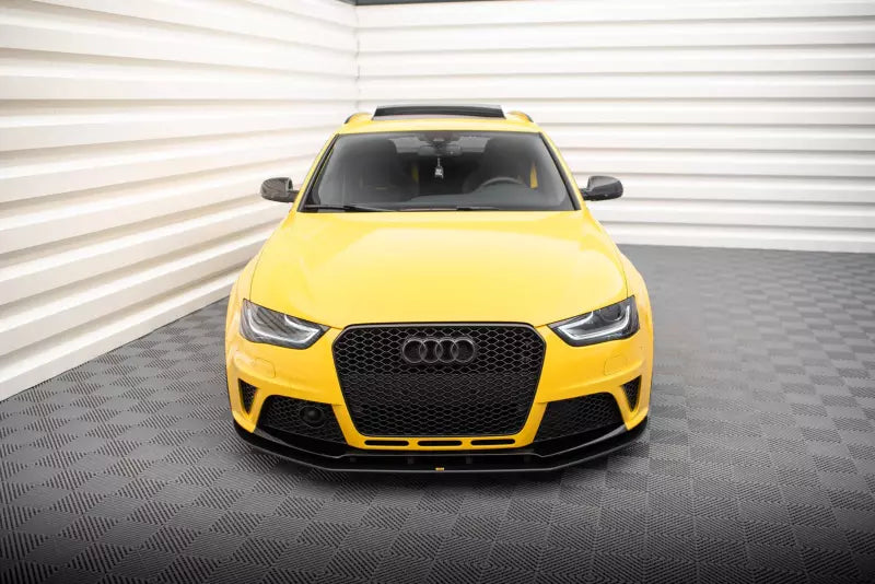 Maxton Design Street Pro Frontlippe für Audi RS4 B8 schwarz matt – Ansicht 2