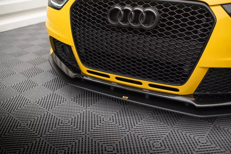 Maxton Design Street Pro Frontlippe für Audi RS4 B8 schwarz matt – Ansicht 3