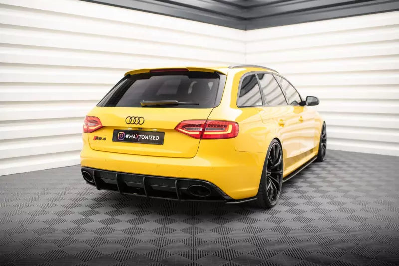 Maxton Design Street Pro Heckdiffusor für Audi RS4 B8 Schwarz – Ansicht 2