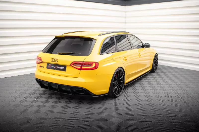 Maxton Design Street Pro Diffusor Flaps für Audi RS4 B8 schwarz matt – Ansicht 2