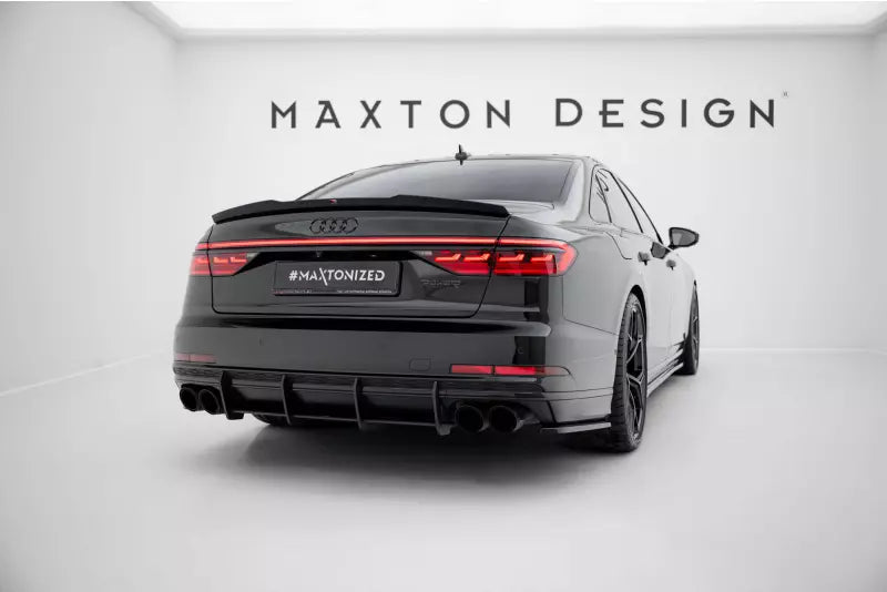 Maxton Design Street Pro Heckdiffusor für Audi S8 D5 Schwarz – Ansicht 1