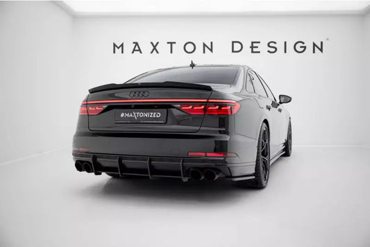 Maxton Design Street Pro Heckdiffusor für Audi S8 D5 Schwarz – Ansicht 1