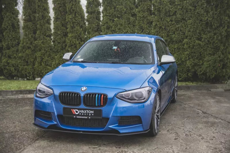 Maxton Design Street Pro Frontlippe für BMW M135i F20 schwarz matt – Ansicht 2