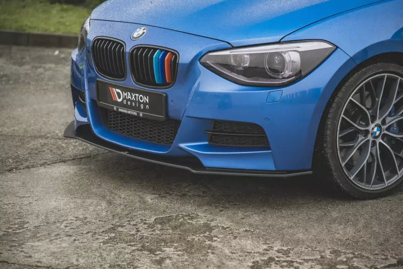 Maxton Design Street Pro Frontlippe für BMW M135i F20 schwarz matt – Ansicht 3