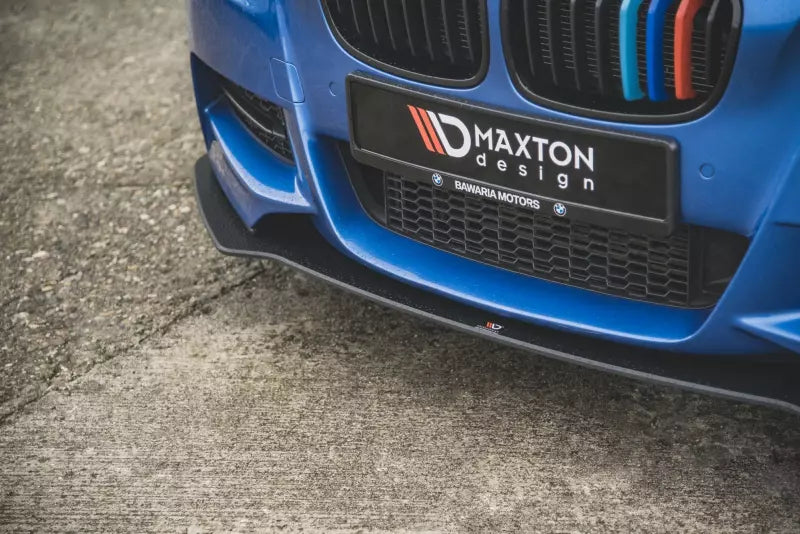 Maxton Design Street Pro Frontlippe für BMW M135i F20 schwarz matt – Ansicht 4