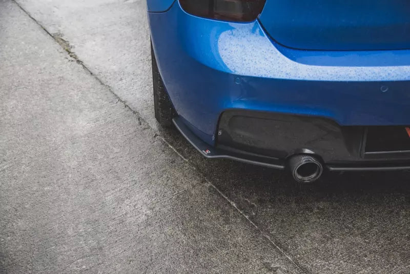 Maxton Design Street Pro Diffusor Flaps für BMW M135i F20 schwarz matt – Ansicht 1