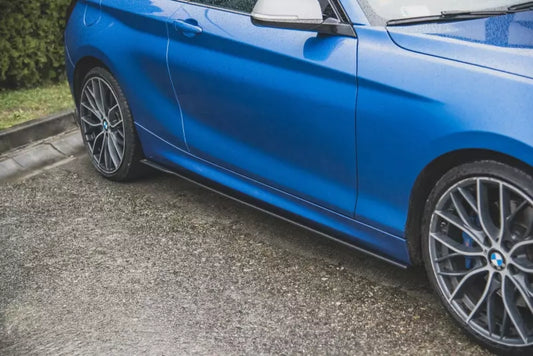 Maxton Design Street Pro Seitenschweller (Paar) für BMW 1er F21 M135i / M140i / M-Paket schwarz matt – Ansicht 1