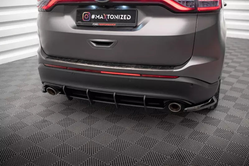 Maxton Design Street Pro Heckdiffusor für Ford Edge Mk2 Schwarz – Ansicht 1