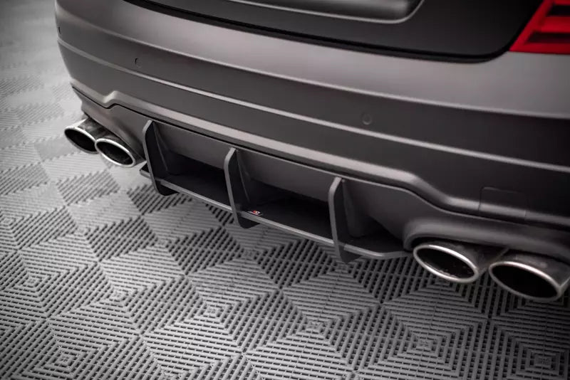 Maxton Design Street Pro Heckdiffusor für Mercedes-Benz C Coupe AMG-Line C204 Schwarz – Ansicht 3