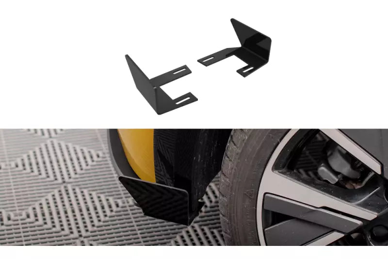 Maxton Design Street Pro Heckdiffusor-Flaps für Peugeot 208 GT Mk2 Hochglanz schwarz – Ansicht 1