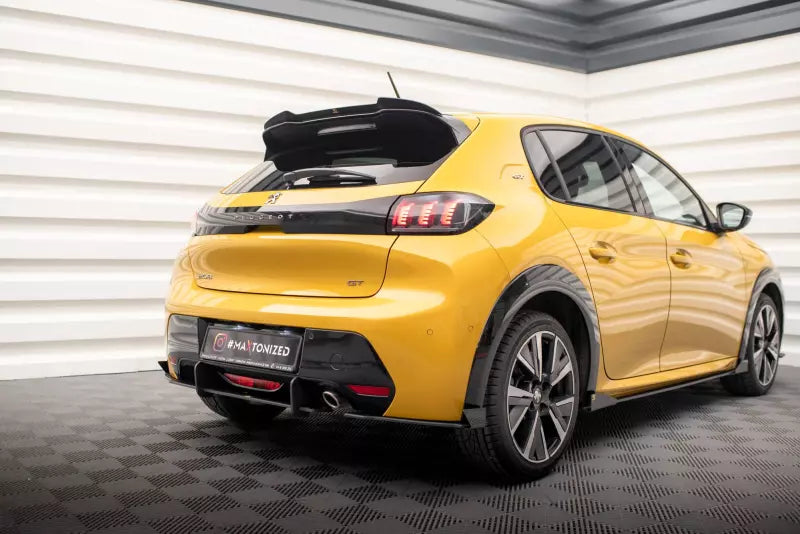 Maxton Design Street Pro Heckdiffusor-Flaps für Peugeot 208 GT Mk2 Hochglanz schwarz – Ansicht 3