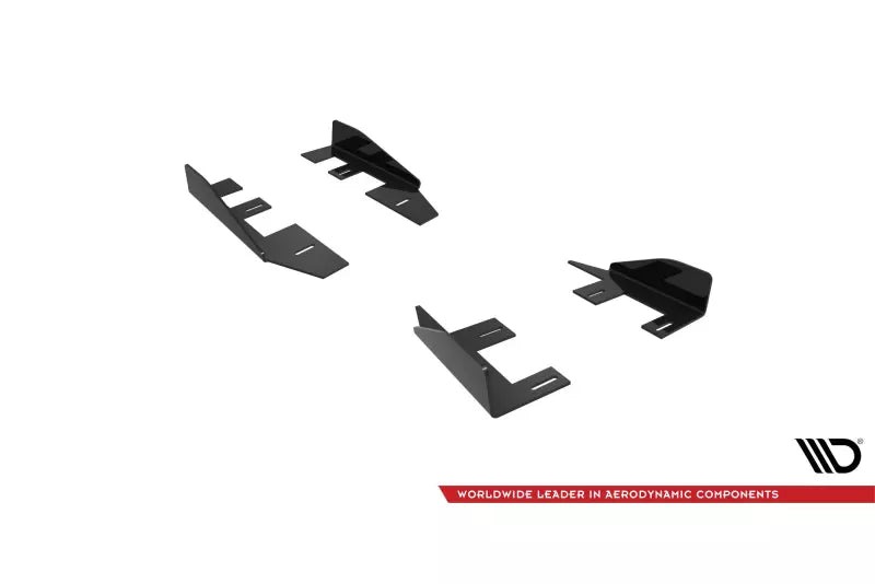 Maxton Design Street Pro Seitenschweller-Flaps für Peugeot 208 GT Mk2 Hochglanz schwarz – Ansicht 4