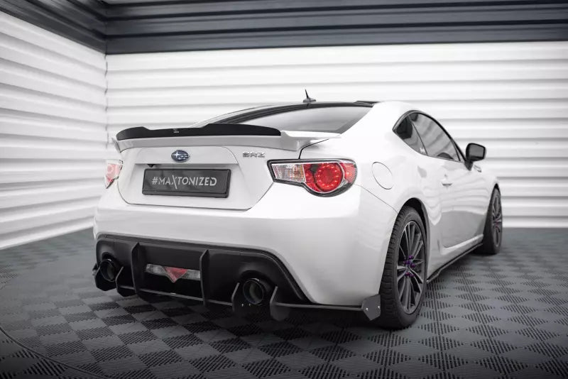 Maxton Design Street Pro Diffusor Flaps für Subaru BRZ Mk1 Facelift schwarz matt – Ansicht 1