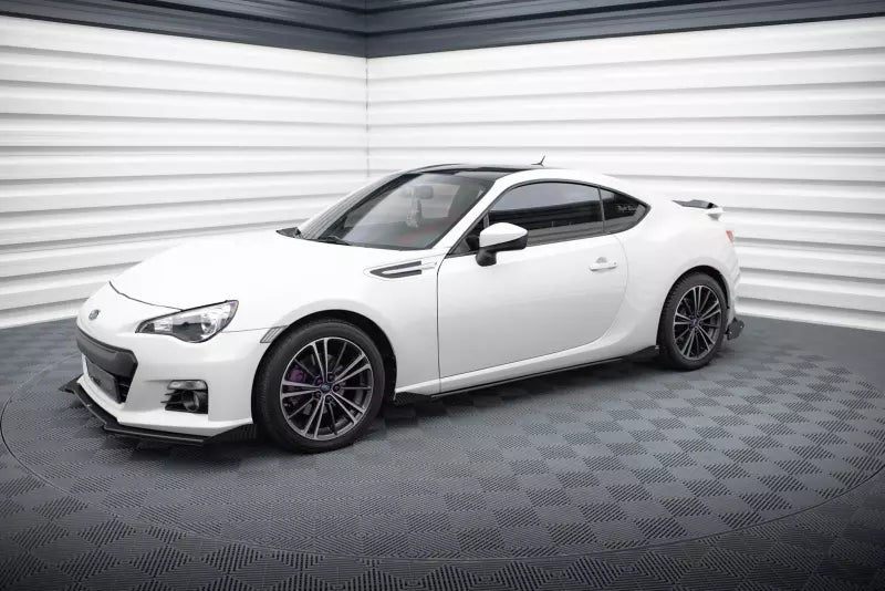 Maxton Design Street Pro Seitenschweller-Flaps für Subaru BRZ Mk1 Facelift Hochglanz schwarz – Ansicht 3