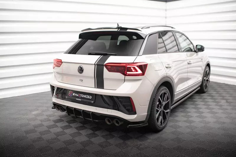 Maxton Design Street Pro Heckdiffusor für Volkswagen T-Roc R / R-Line Mk1 Facelift Schwarz – Ansicht 2