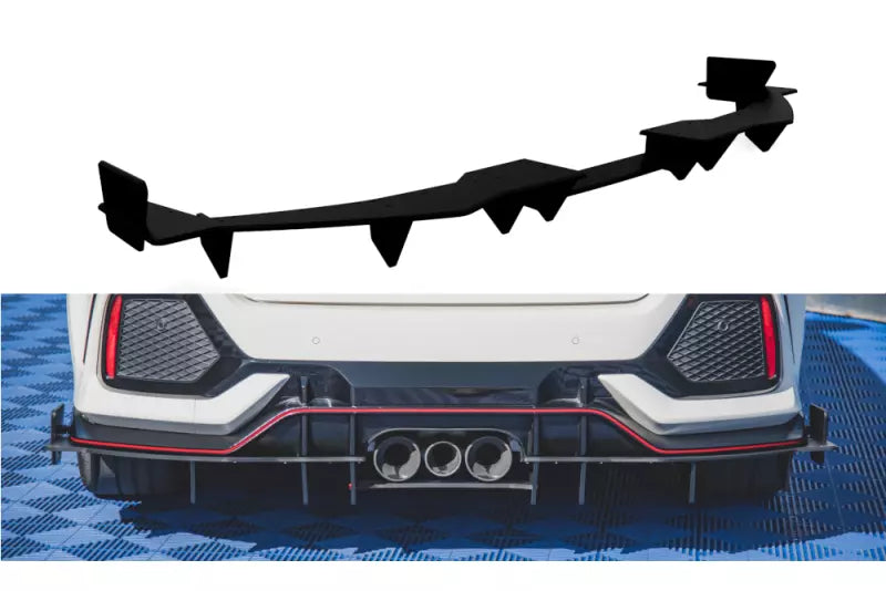Maxton Design Street Pro Heckdiffusor für Honda Civic Type-R (FK8) – Ansicht 2
