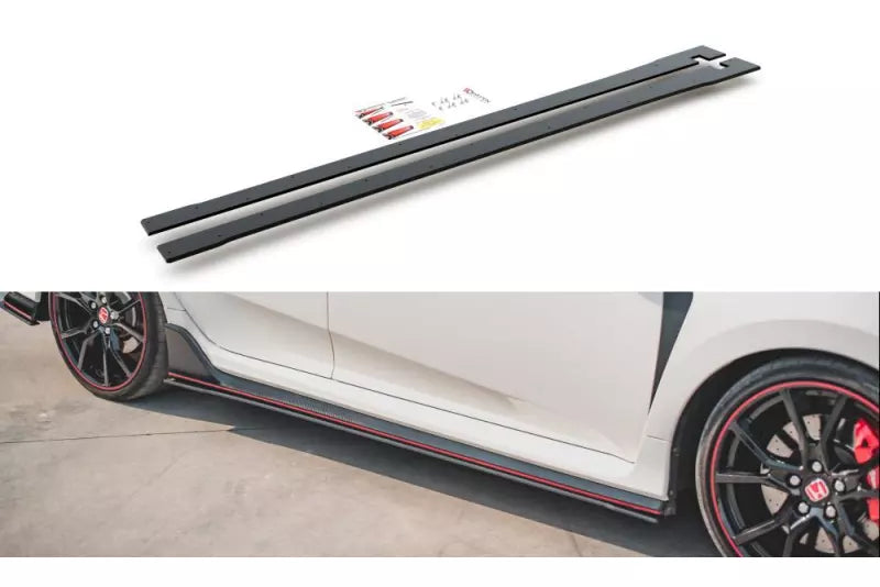 Maxton Design Street Pro Seitenschweller (Paar) V.3 für Honda Civic Type-R (FK8) – Ansicht 1