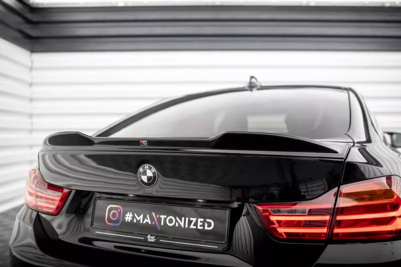 Maxton Design Heckspoiler 3D für BMW 4er Gran Coupe Standard / M-Paket F36 (2014-2021) Hochglanz schwarz – Ansicht 3