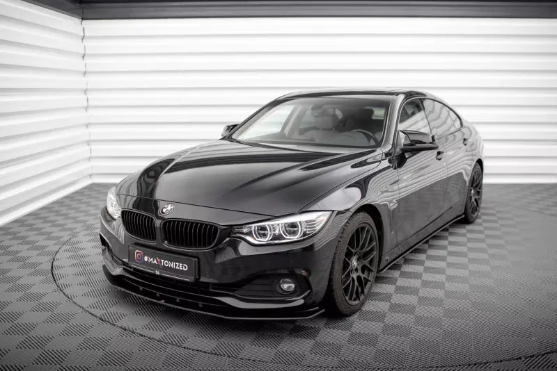 Maxton Design Street Pro Frontlippe für BMW 4er F32 F36 F33 Schwarz – Ansicht 3