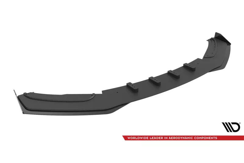 Maxton Design Street Pro Frontlippe mit Flaps für BMW 4er F32 F36 F33 Schwarz – Ansicht 4