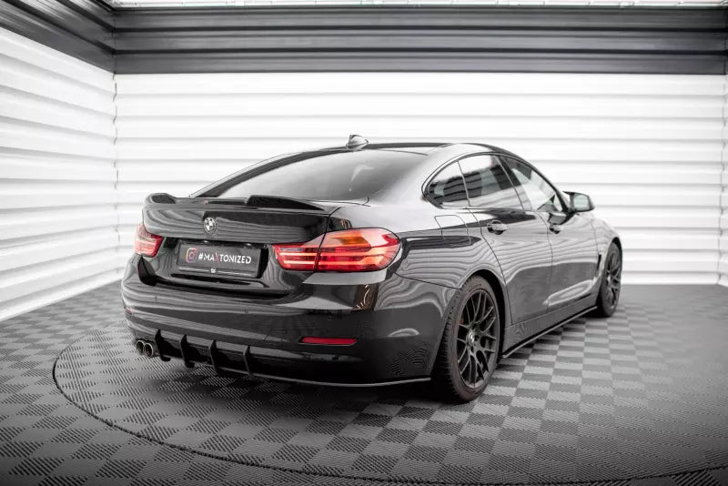 Maxton Design Street Pro Heckdiffusor für BMW 4er Gran Coupe F36 Schwarz – Ansicht 1