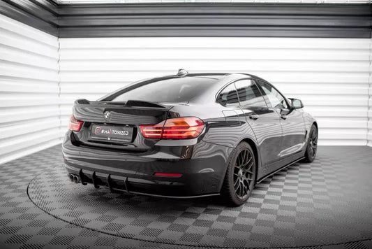 Maxton Design Street Pro Heckdiffusor für BMW 4er Gran Coupe F36 Schwarz – Ansicht 1