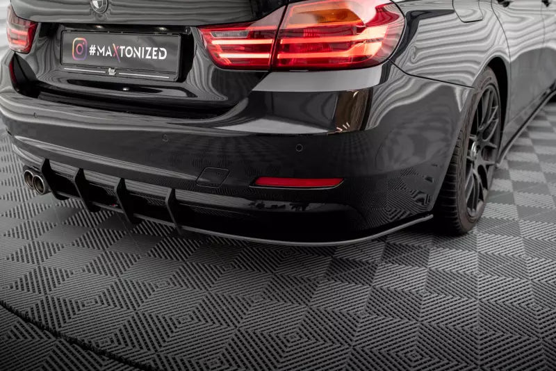 Maxton Design Street Pro Heckdiffusor für BMW 4er Gran Coupe F36 Schwarz – Ansicht 2