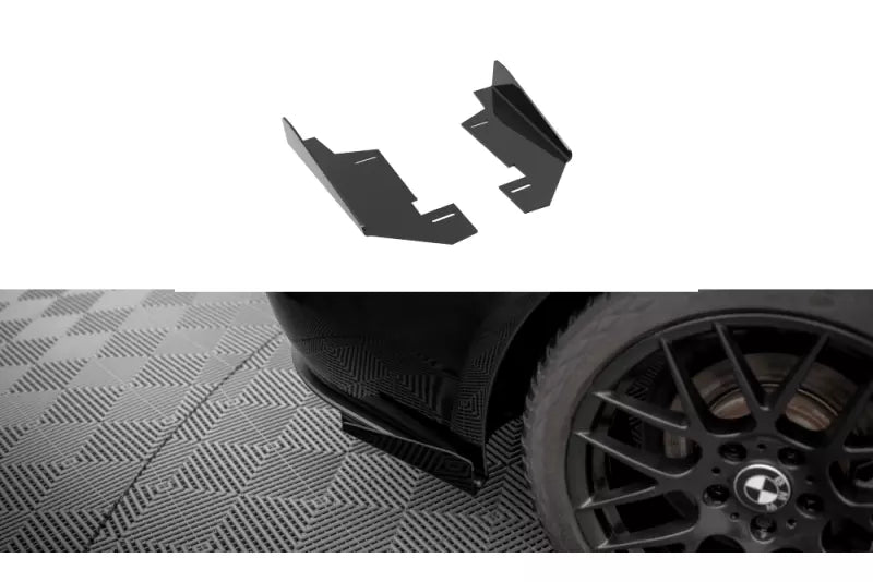 Maxton Design Street Pro Heckdiffusor Flaps (Paar) für BMW 4er Gran Coupe F36 Schwarz – Ansicht 2