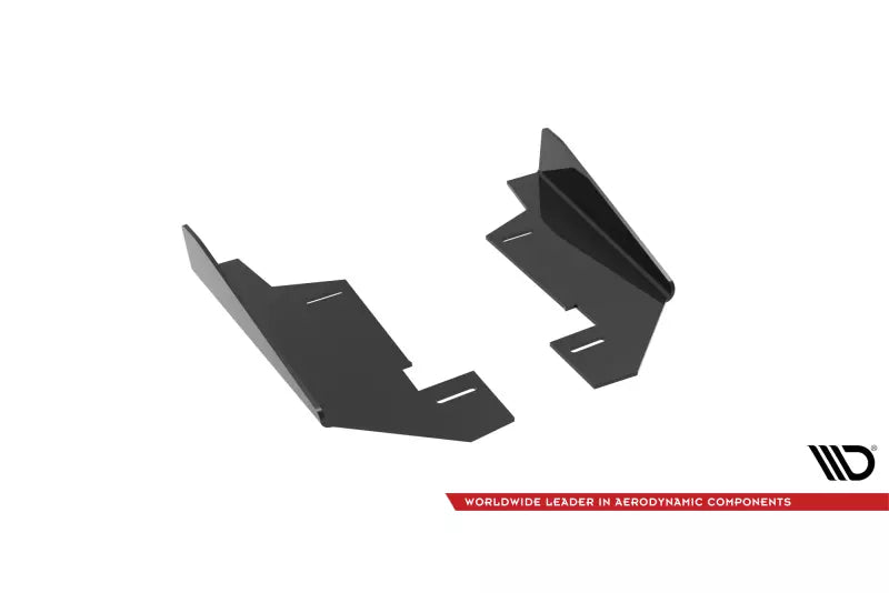 Maxton Design Street Pro Heckdiffusor Flaps (Paar) für BMW 4er Gran Coupe F36 Schwarz – Ansicht 4