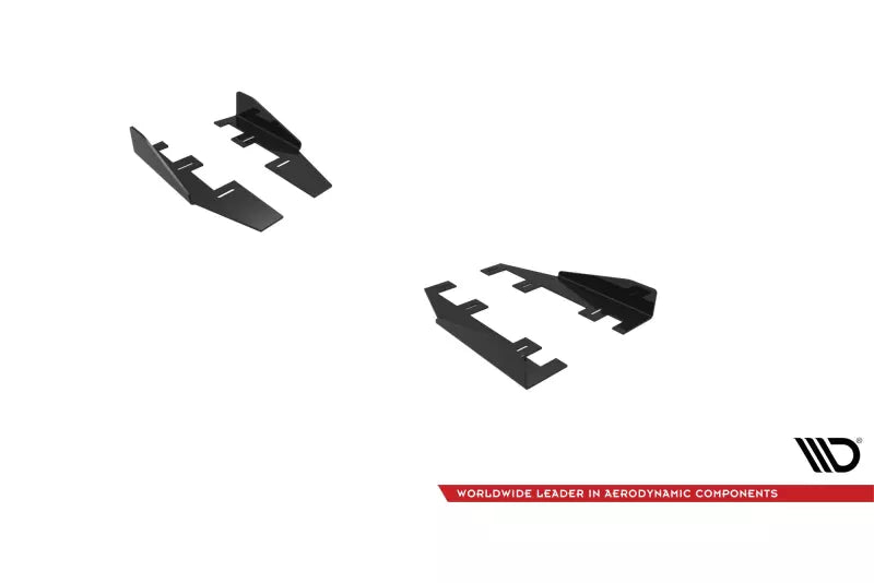 Maxton Design Street Pro Seitenschweller Flaps (Paar) für BMW 4er Gran Coupe F36 Schwarz – Ansicht 4