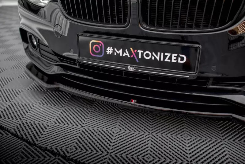 Maxton Design Frontlippe V.1 für BMW 4er F32 F36 F33 Hochglanz schwarz – Ansicht 3