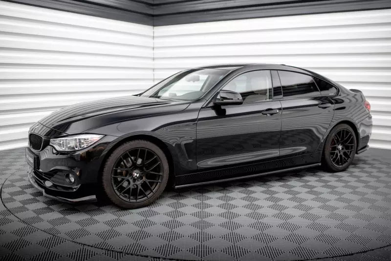 Maxton Design Seitenschweller (Paar) für BMW 4er F32 F36 F33 Hochglanz schwarz – Ansicht 3