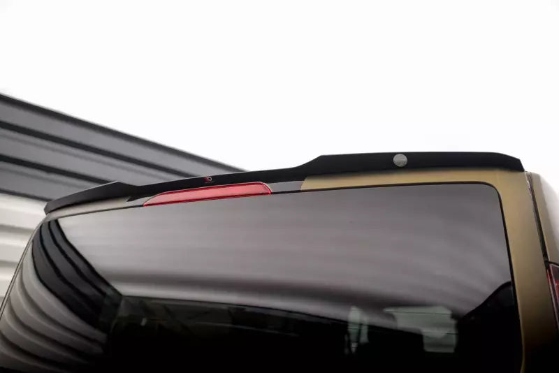 Maxton Design Heckspoiler Lippe für Ford Tourneo Custom Mk1 Facelift Hochglanz schwarz – Ansicht 1