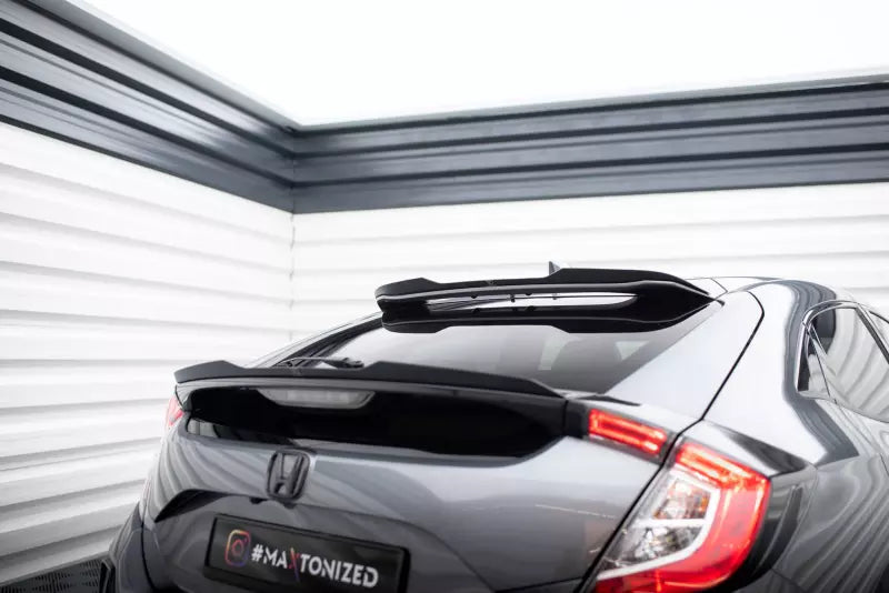 Maxton Design Heckspoiler Lippe oben für Honda Civic Sport Mk 10 Hochglanz schwarz – Ansicht 3