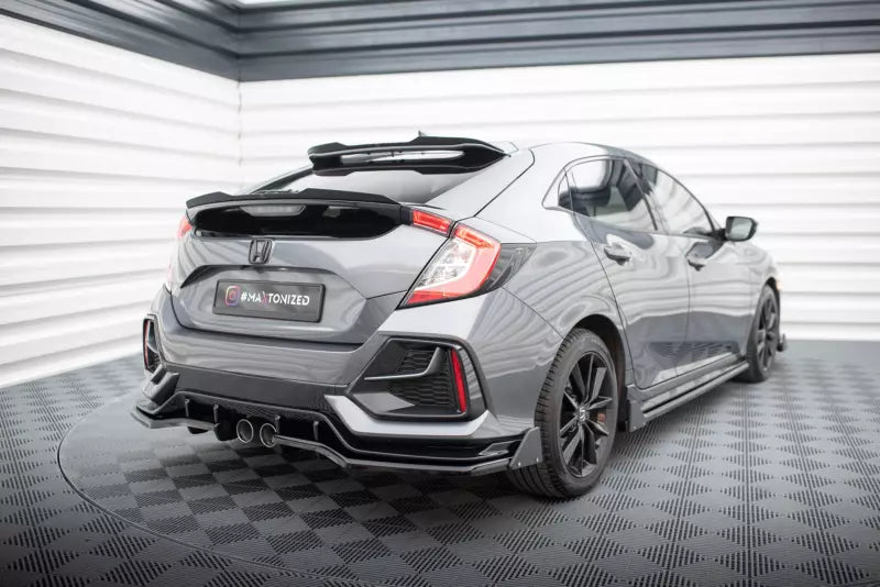 Maxton Design Heckspoiler Lippe (unten) für Honda Civic Sport Mk 10 Hochglanz schwarz – Ansicht 4