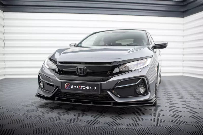 Maxton Design Street Pro Frontlippe für Honda Civic Sport Mk 10 schwarz matt – Ansicht 1