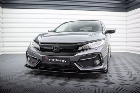 Maxton Design Street Pro Frontlippe für Honda Civic Sport Mk 10 schwarz matt – Ansicht 1