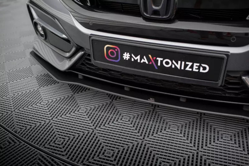 Maxton Design Street Pro Frontlippe für Honda Civic Sport Mk 10 schwarz matt – Ansicht 3