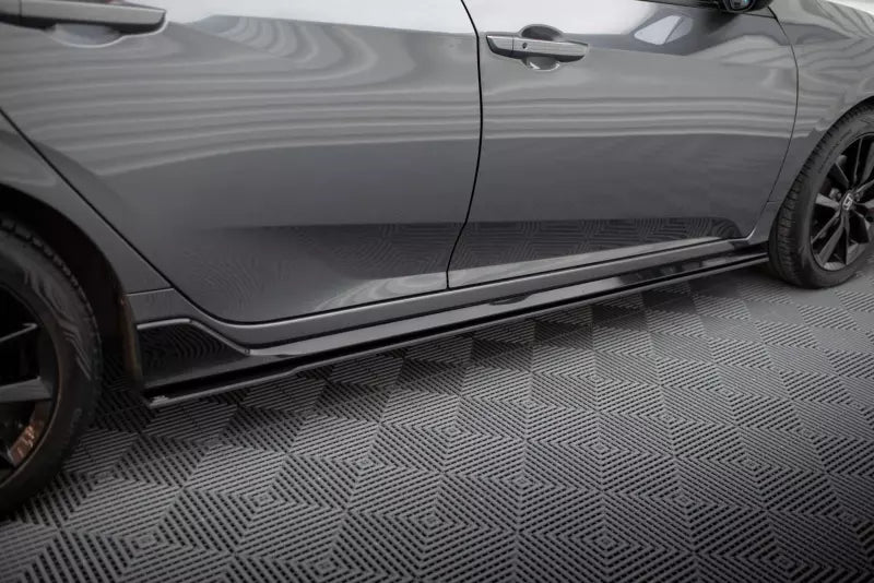Maxton Design Street Pro Seitenschweller (Paar) für Honda Civic Sport Mk 10 schwarz matt – Ansicht 3