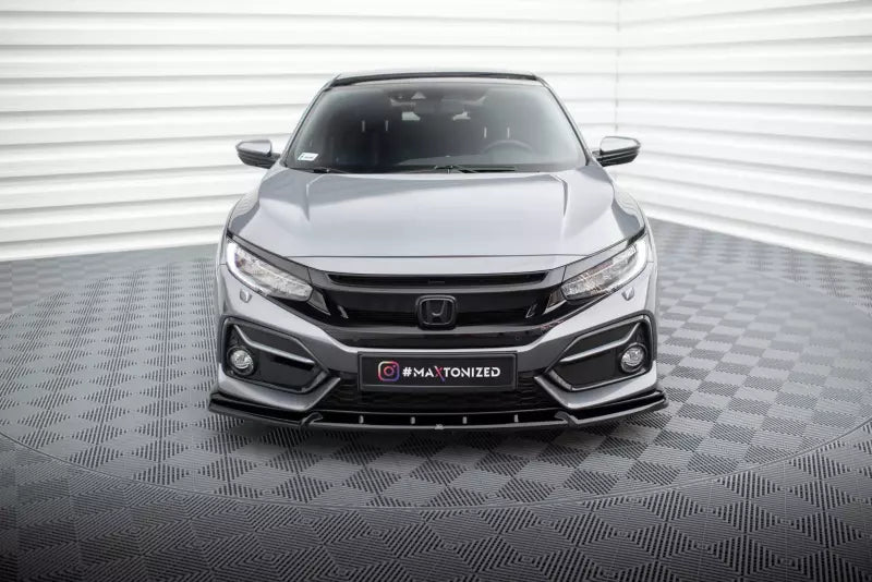 Maxton Design Frontlippe für Honda Civic Sport Mk 10 Hochglanz schwarz – Ansicht 2