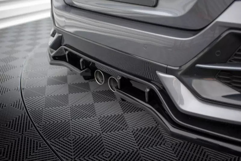 Maxton Design Heckdiffusor DTM Look für Honda Civic Sport Mk 10 Hochglanz schwarz – Ansicht 3