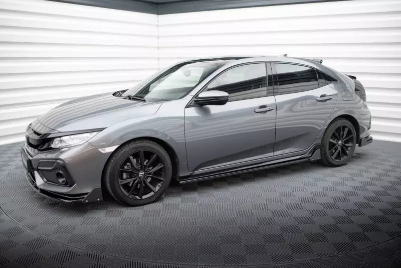 Maxton Design Seitenschweller (Paar) mit Flaps für Honda Civic Sport Mk 10 – Ansicht 3
