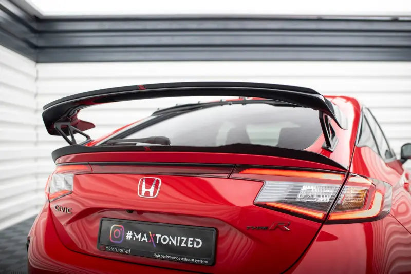 Maxton Design Heckspoiler Lippe (unten) für Honda Civic Type-R Mk 11 Hochglanz schwarz – Ansicht 1