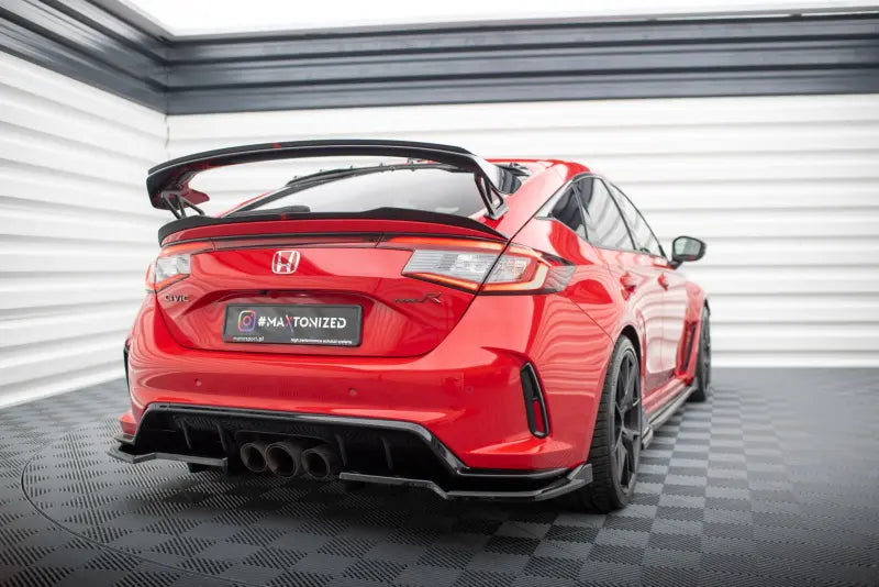 Maxton Design Heckspoiler Lippe (unten) für Honda Civic Type-R Mk 11 Hochglanz schwarz – Ansicht 3