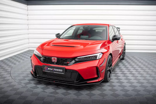 Maxton Design Street Pro Frontlippe für Honda Civic Type-R Mk 11 schwarz matt – Ansicht 1