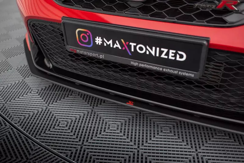 Maxton Design Street Pro Frontlippe für Honda Civic Type-R Mk 11 schwarz matt – Ansicht 3