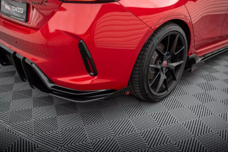 Maxton Design Street Pro Heckdiffusor-Flaps fürHonda Civic Type-R Mk 11 Hochglanz schwarz – Ansicht 3