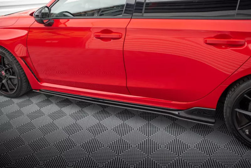 Maxton Design Street Pro Seitenschweller (Paar) für Honda Civic Type-R Mk 11 schwarz matt – Ansicht 2