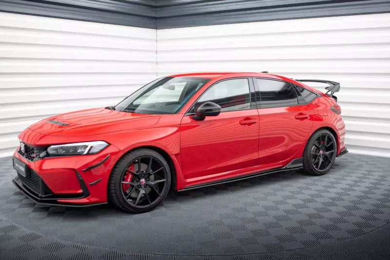 Maxton Design Street Pro Seitenschweller (Paar) für Honda Civic Type-R Mk 11 schwarz matt – Ansicht 3