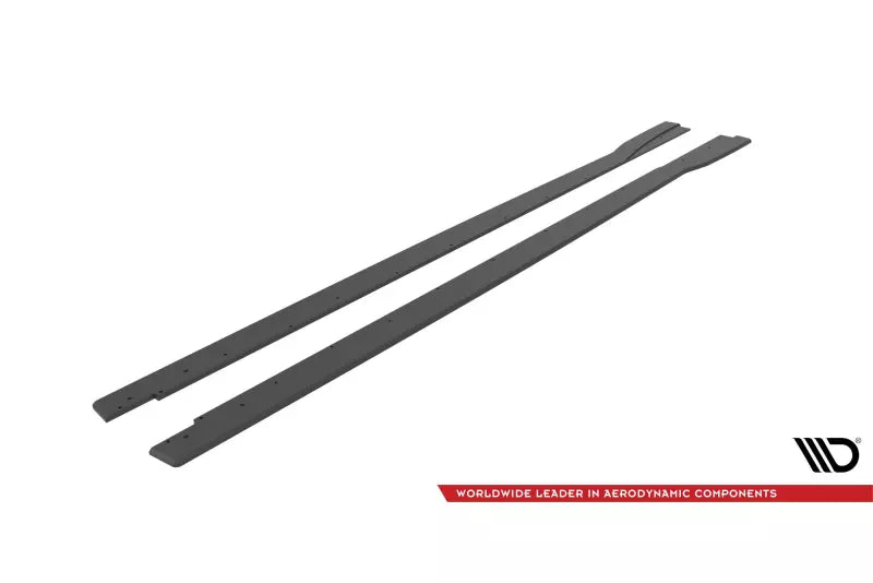 Maxton Design Street Pro Seitenschweller (Paar) für Honda Civic Type-R Mk 11 schwarz matt – Ansicht 4